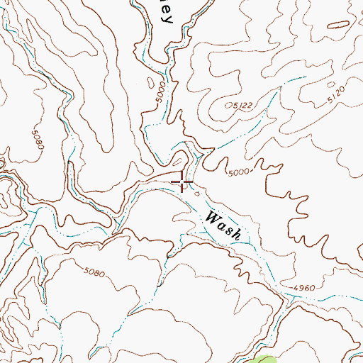 Topographic Map of Little Valley, UT