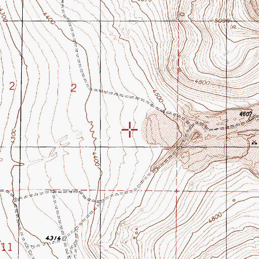Topographic Map of Little Valley, UT