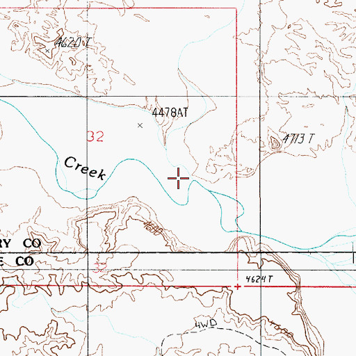 Topographic Map of Little Wild Horse Canyon, UT