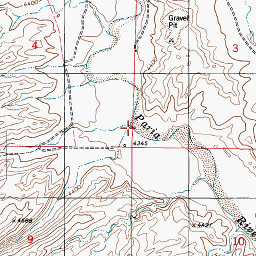 Topographic Map of Long Canyon, UT