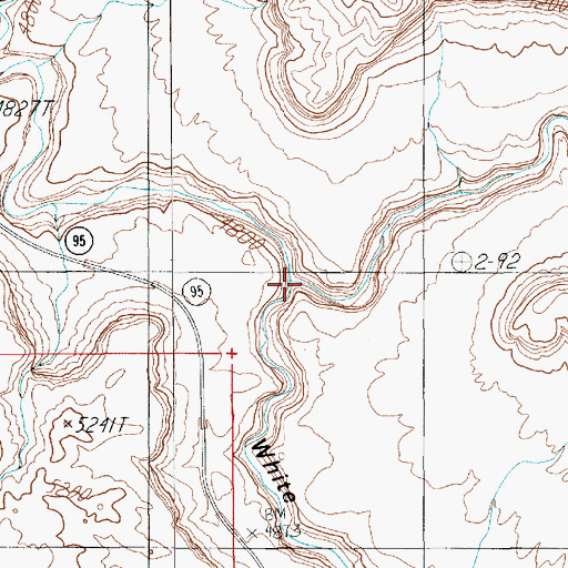 Topographic Map of Long Canyon, UT