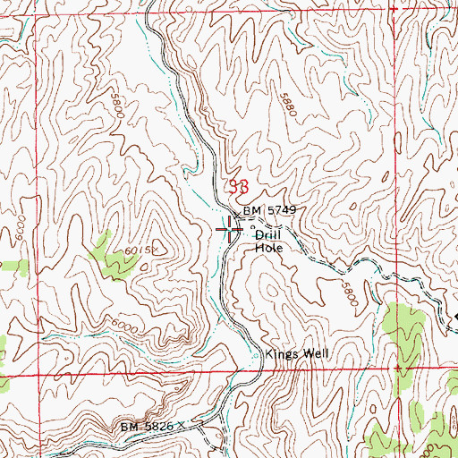 Topographic Map of Long Draw, UT