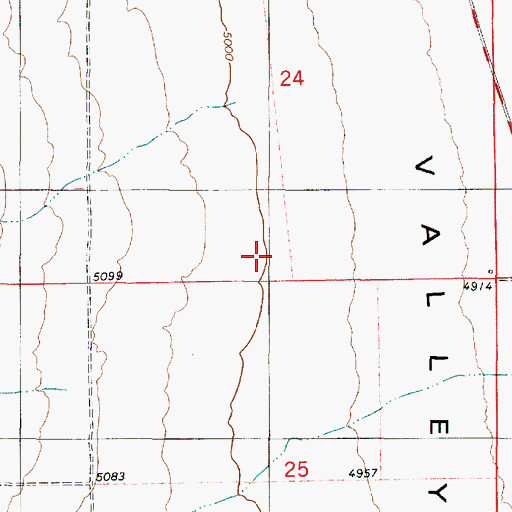 Topographic Map of Long Ridge Canyon, UT