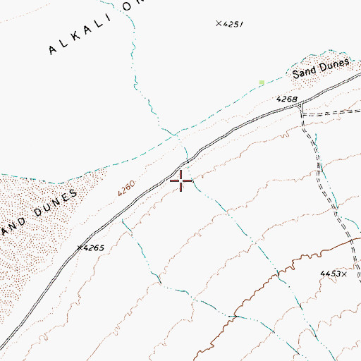 Topographic Map of Lost Canyon, UT