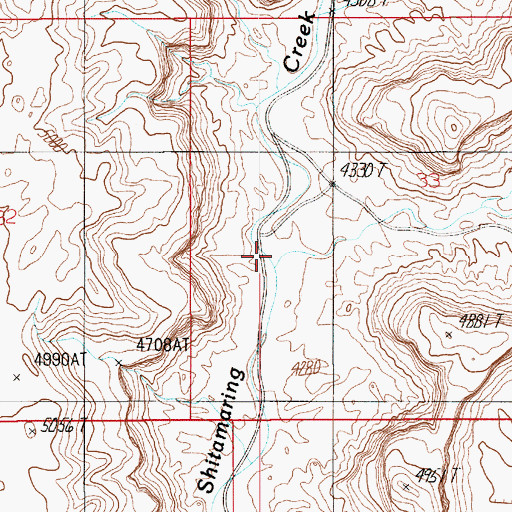 Topographic Map of Lost Spring Wash, UT