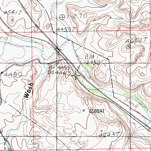 Topographic Map of Lower Courthouse Spring, UT