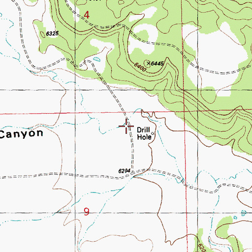 Topographic Map of Lower Lisbon Valley, UT