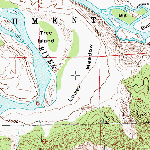 Topographic Map of Lower Meadow, UT