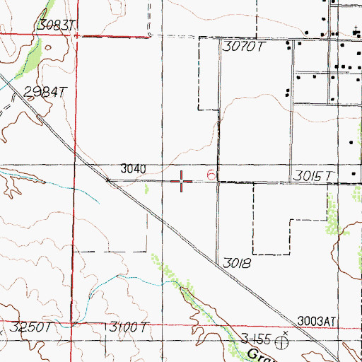 Topographic Map of Lower Santa Clara Bench Canal, UT