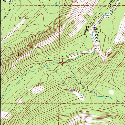 Topographic Map of Marsell Canyon, UT