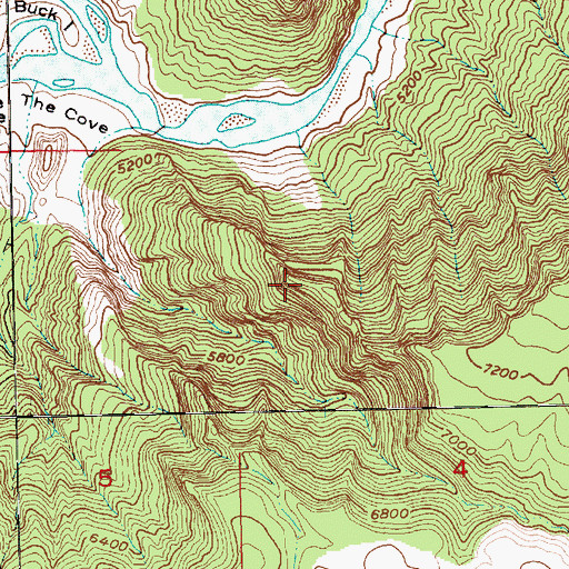 Topographic Map of Martha Ridge, UT