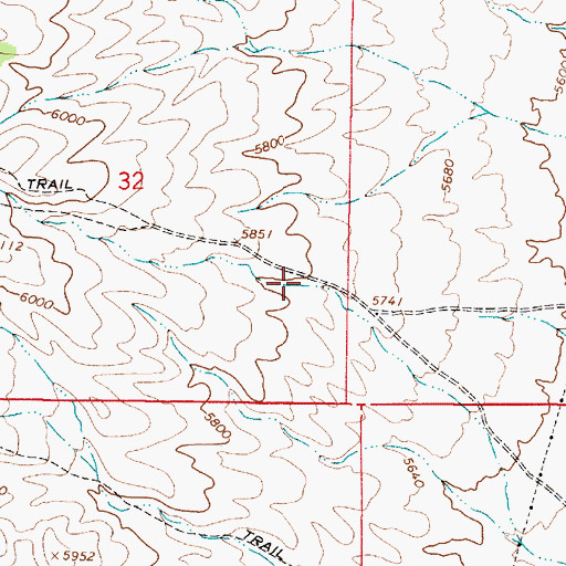 Topographic Map of May Hollow, UT