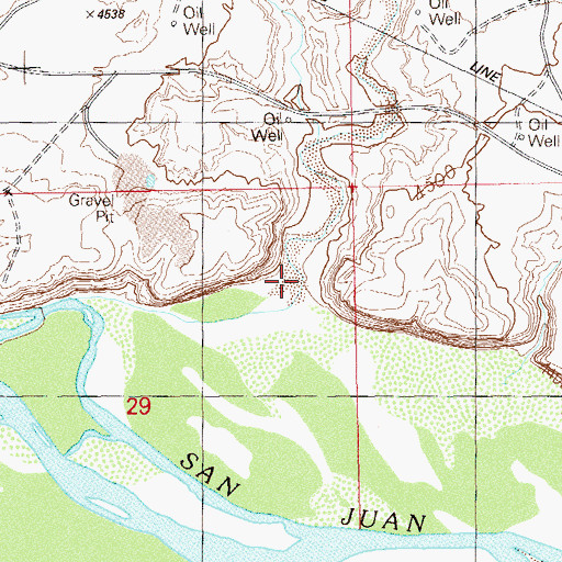 Topographic Map of McCracken Canyon, UT