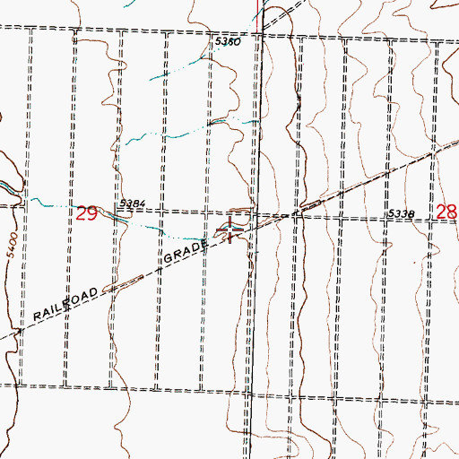 Topographic Map of McDonald Wash, UT