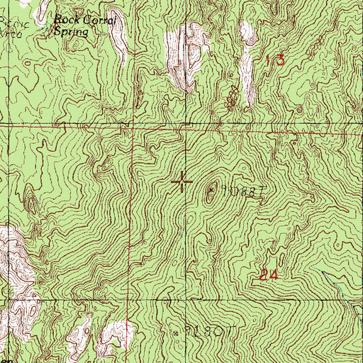 Topographic Map of Mineral Mountains, UT