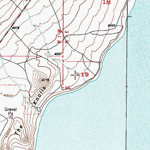 Topographic Map of Miners Canyon, UT