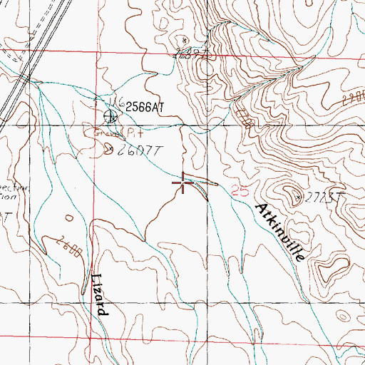 Topographic Map of Mokaac Wash, UT