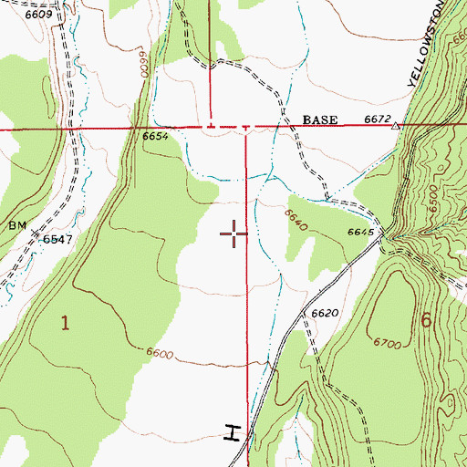 Topographic Map of Monarch Ridge, UT