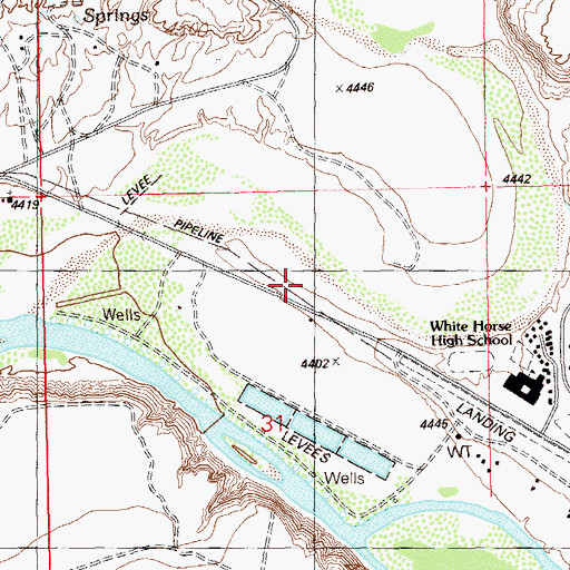 Topographic Map of Montezuma Creek, UT