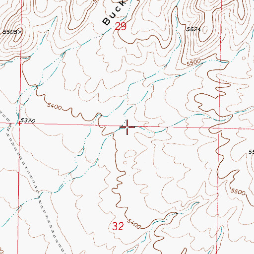 Topographic Map of Monument Canyon, UT
