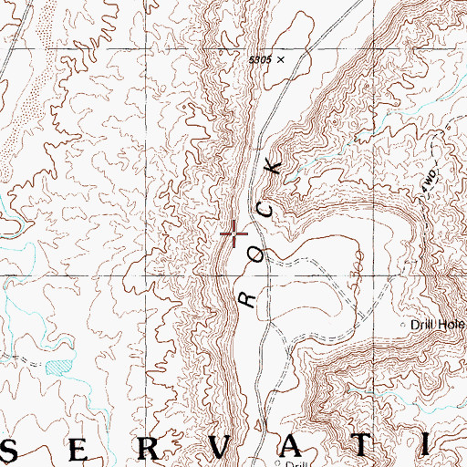 Topographic Map of Morans Camp, UT