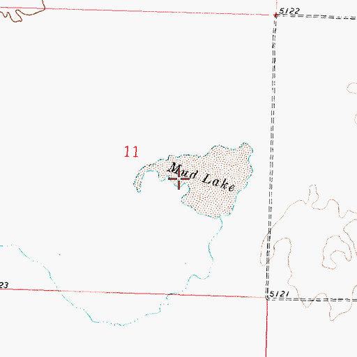Topographic Map of Mud Lake, UT
