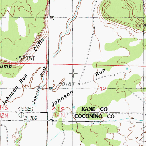 Topographic Map of Muggins Flat, UT