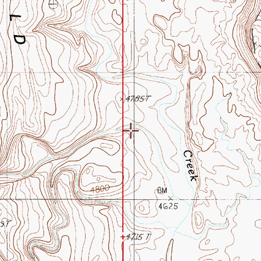 Topographic Map of Muley Twist Canyon, UT