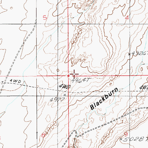 Topographic Map of Muller Well, UT