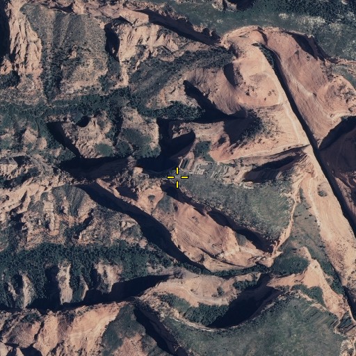 Aerial/Satellite Image of Nagunt Mesa, UT