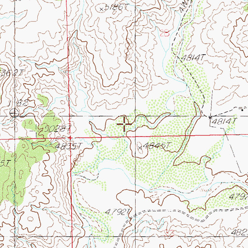 Topographic Map of Nancy Patterson Canyon, UT