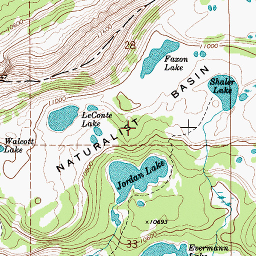 Topographic Map of Naturalist Basin, UT
