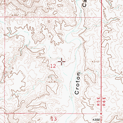Topographic Map of Navajo Canyon, UT