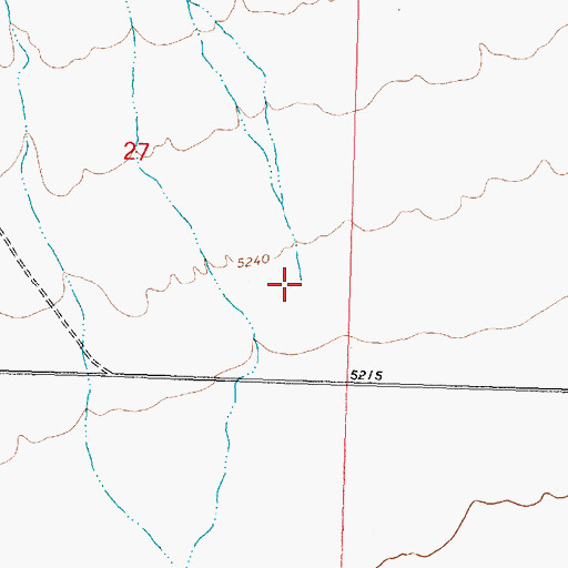 Topographic Map of Negro Liza Wash, UT