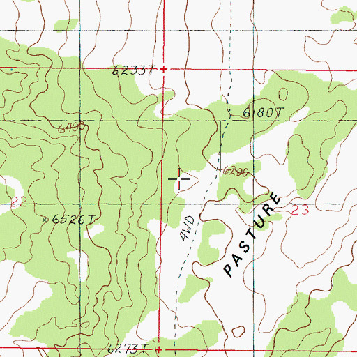 Topographic Map of Nephi Pasture, UT