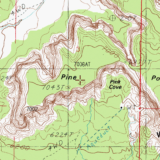 Topographic Map of Nephi Point, UT