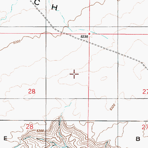 Topographic Map of Nipple Bench, UT