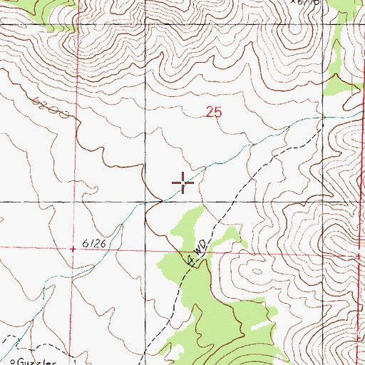 Topographic Map of Noddy Canyon, UT