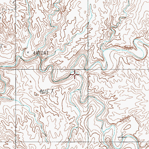 Topographic Map of North Hatch Canyon, UT