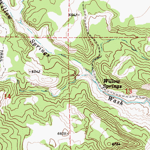 Topographic Map of North Hollow, UT