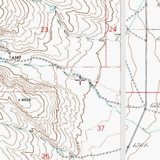 Topographic Map of North Lake Canyon, UT