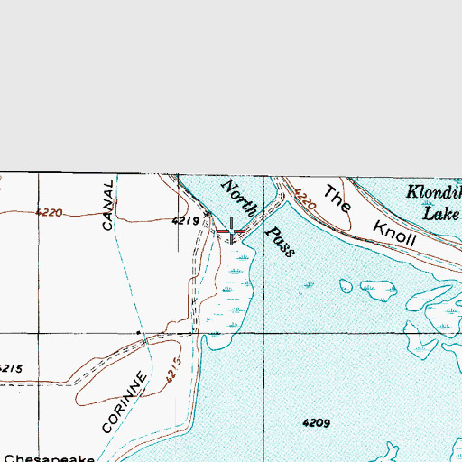Topographic Map of North Pass, UT