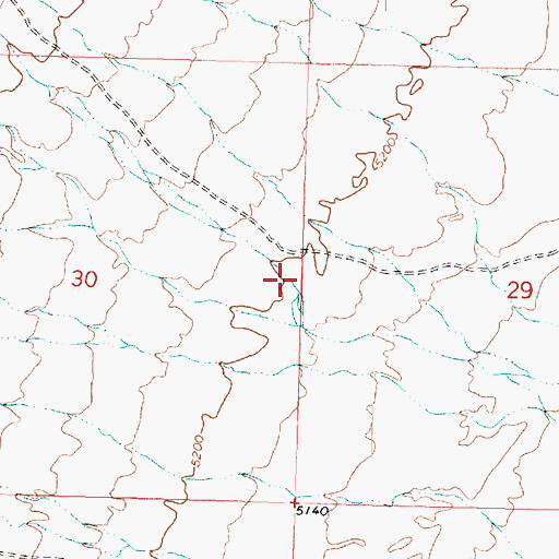 Topographic Map of North Pass Canyon, UT