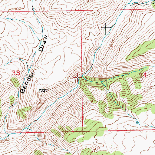 Topographic Map of O-Wi-Yu-Kuts Creek, UT