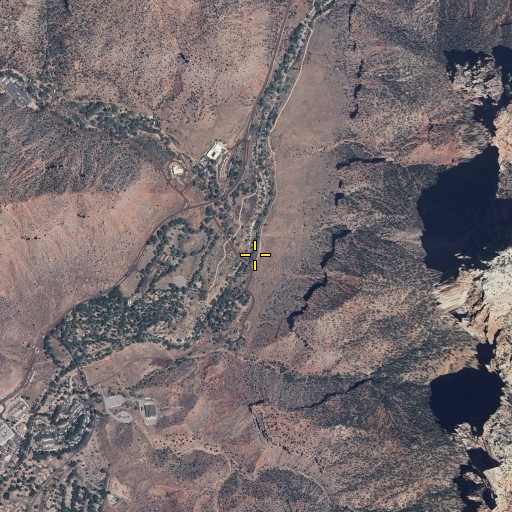 Aerial/Satellite Image of Oak Creek, UT