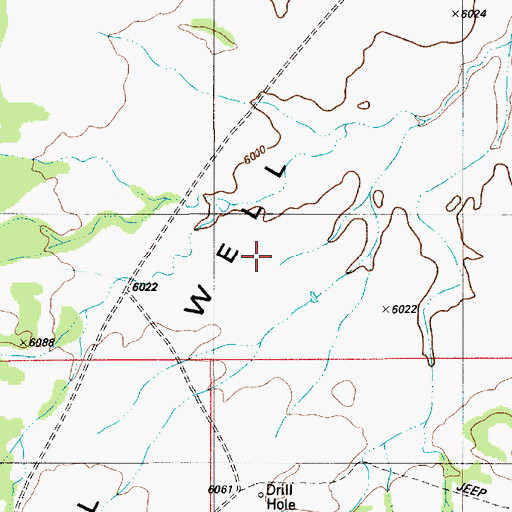 Topographic Map of Oil Well Flat, UT
