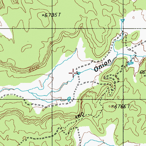 Topographic Map of Onion Flats Seep, UT