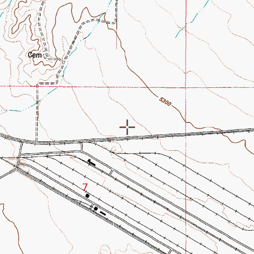 Topographic Map of Ophir Creek, UT