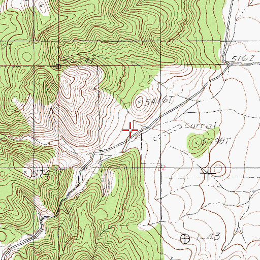 Topographic Map of Orme Spring, UT