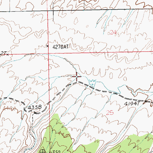 Topographic Map of Owl Draw, UT